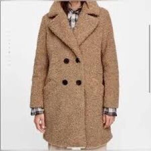 Zara  Brown Teddy Jacket💥